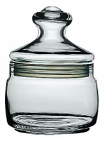 Банка для сыпучих прод.  420 мл. со стекл. крышкой Чешни /1/12/432/