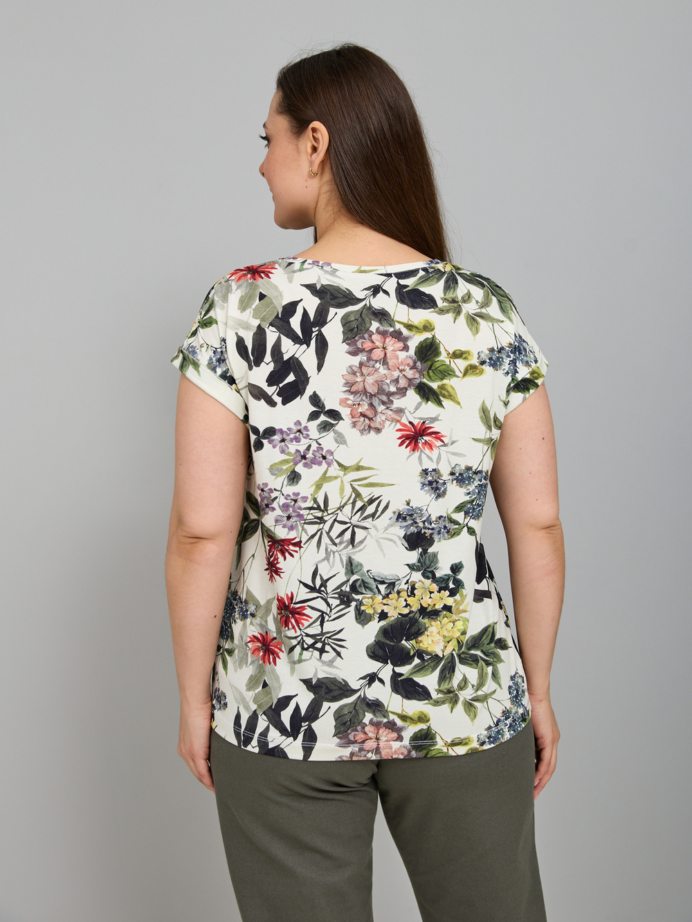 Футболка Фв-104/молоко-акварельгортензия