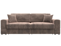 Диван прямой Лига-055 НПБ, TOWER 05 бежевый, Велюр, 130172