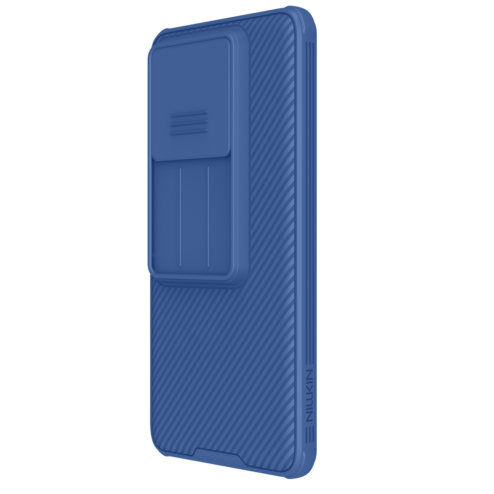 Чехол синего цвета с сдвижной шторкой для камеры от Nillkin для Xiaomi 14T Pro, серия CamShield Pro Case