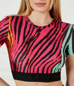 Блузка Just Cavalli - розовый(78PAH6A0JS451)