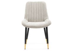 Стул на металлокаркасе Seda 1 latte / black / gold