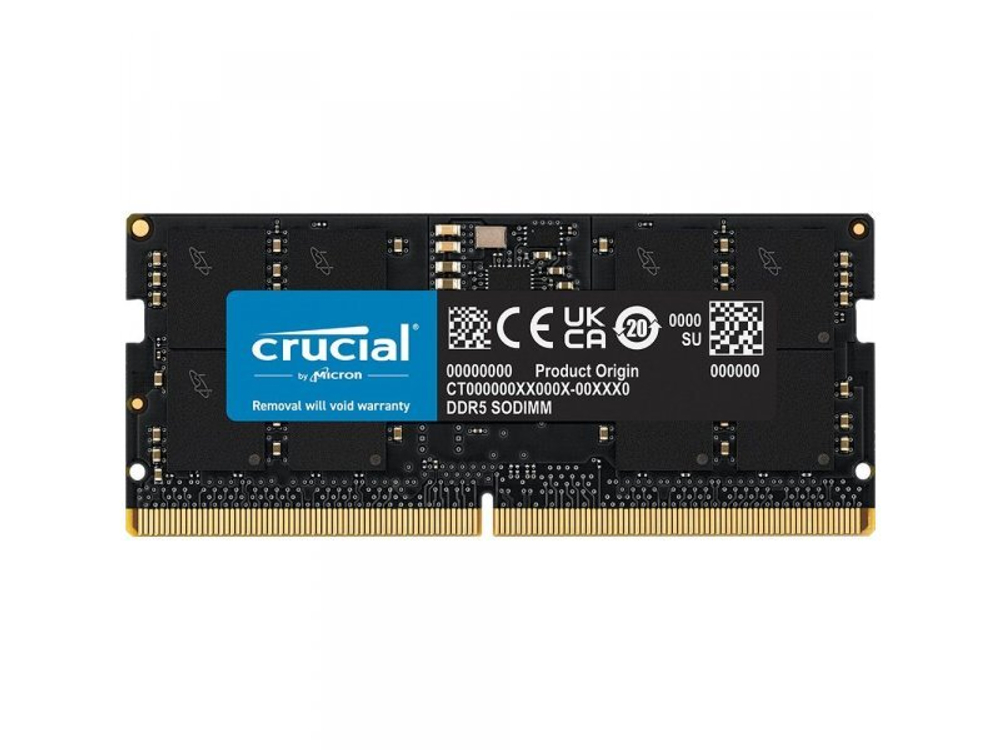 Оперативная память Crucial Basics Laptop CB16GS4800, DDR5 1х 16ГБ 4800 МГц, SODIMM, RTL