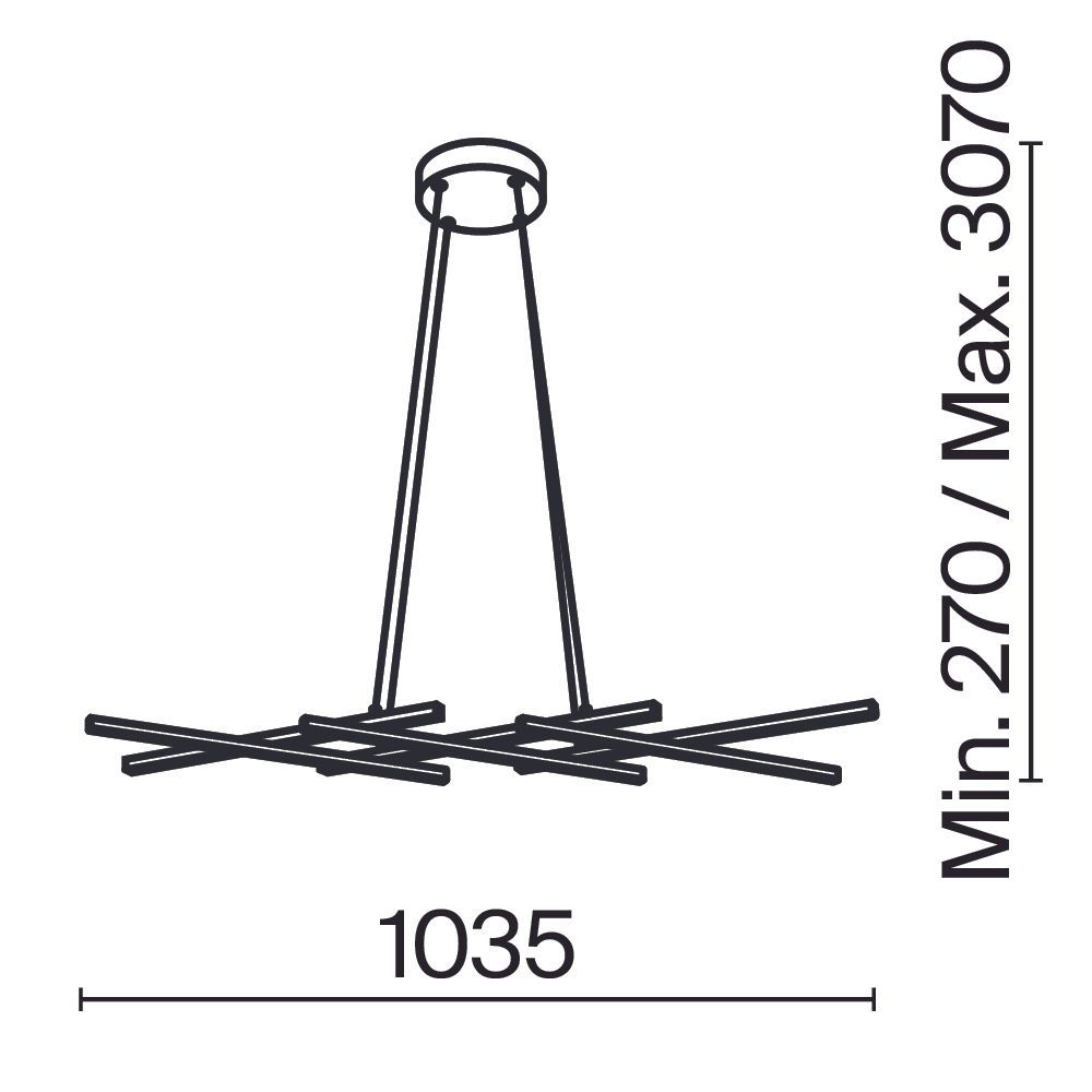 Подвесной светильник Maytoni MOD244PL-L50BSK