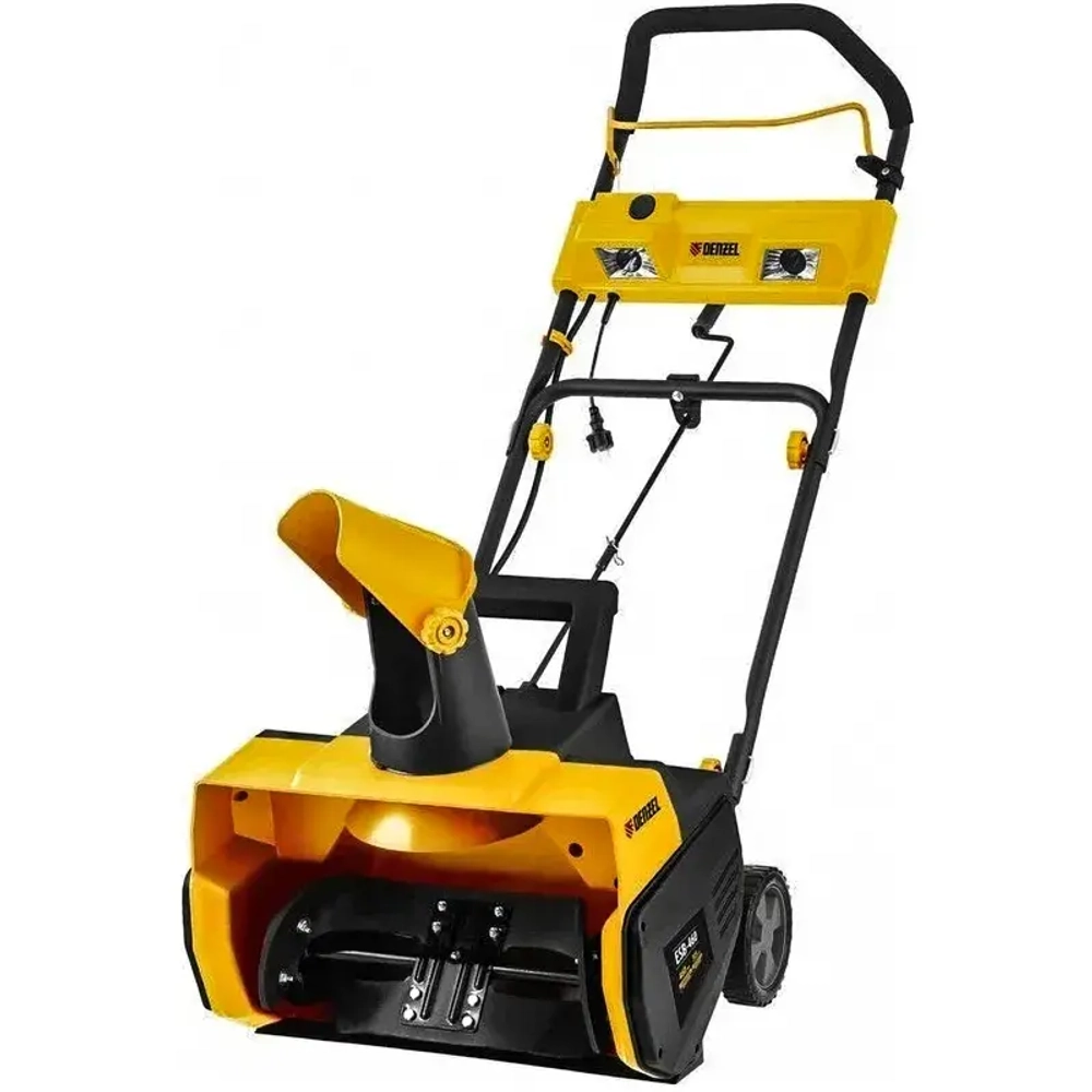 DENZEL ESB-460 электрический снегоуборщик 2000Вт, ширина 46 см, выброс 9 м