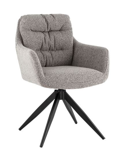 Стул обеденный Nia букле, серый