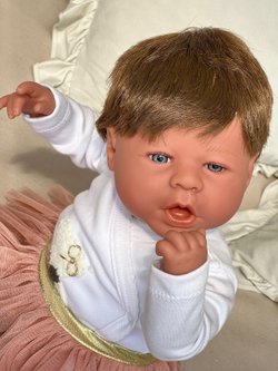 Кукла Реборн Marina and Pau 45cм Martina мягконабивная (M3131)