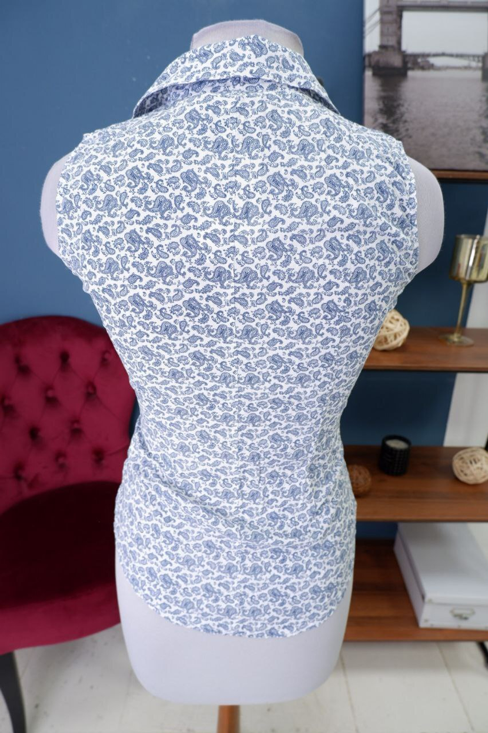 Рубашка Oodji без рукавов 42 размер