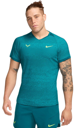 Мужская теннисная футболка Nike Court Rafa Dri-Fit - Бирюзовый