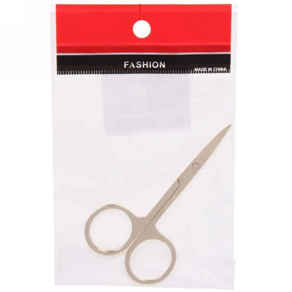 Ножницы маникюрные в пакете «Manicure set», широкие, цвет золото, 9см