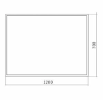 Зеркало с подсветкой ART&MAX Aversa AM-Ave-1200-700-DS-F