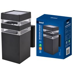 UUL-S23A 60W-E27 IP65 BLACK Светильник уличный. под лампу Е27. Архитектурный накладной. Корпус черный. TM Uniel