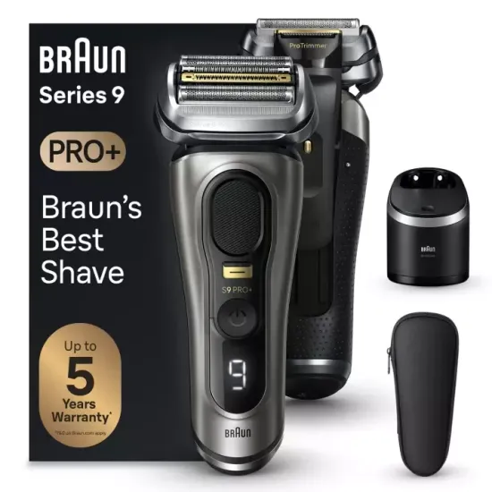 Электробритва Braun Series 9 Pro + 9565cc благородный металл.