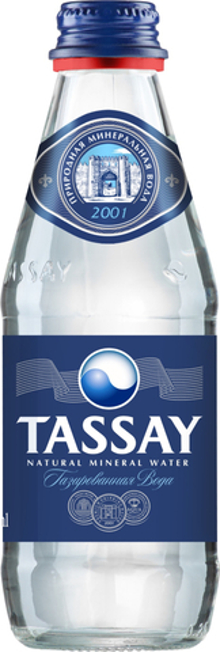 Tassay мин вода 0.25 газ стекло