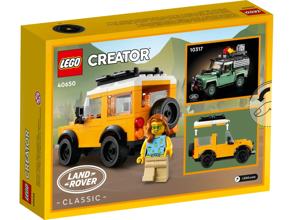Конструктор LEGO Creator 40650 Land Rover Classic Defender