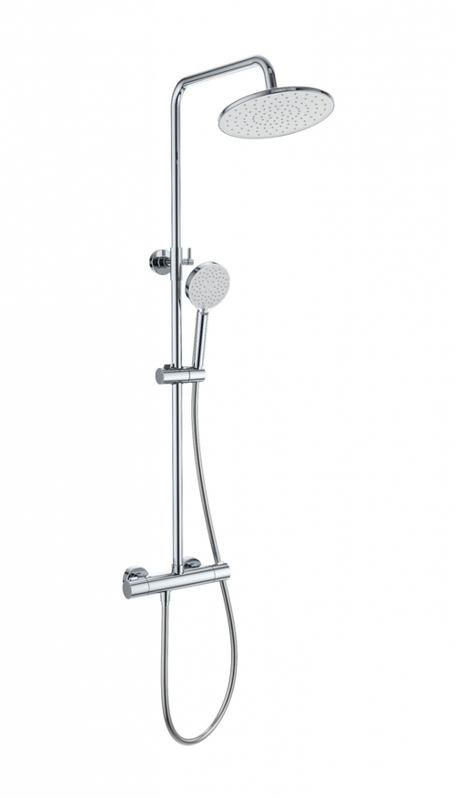 Душевая система с термостатом WONZON & WOGHAND INN 4, Хром (WW-B3047-A-CR)