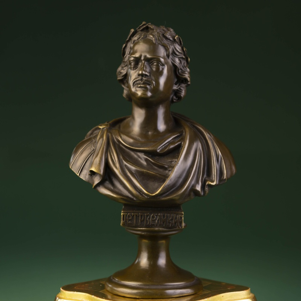 Литая скульптура из бронзы «Петр Первый»