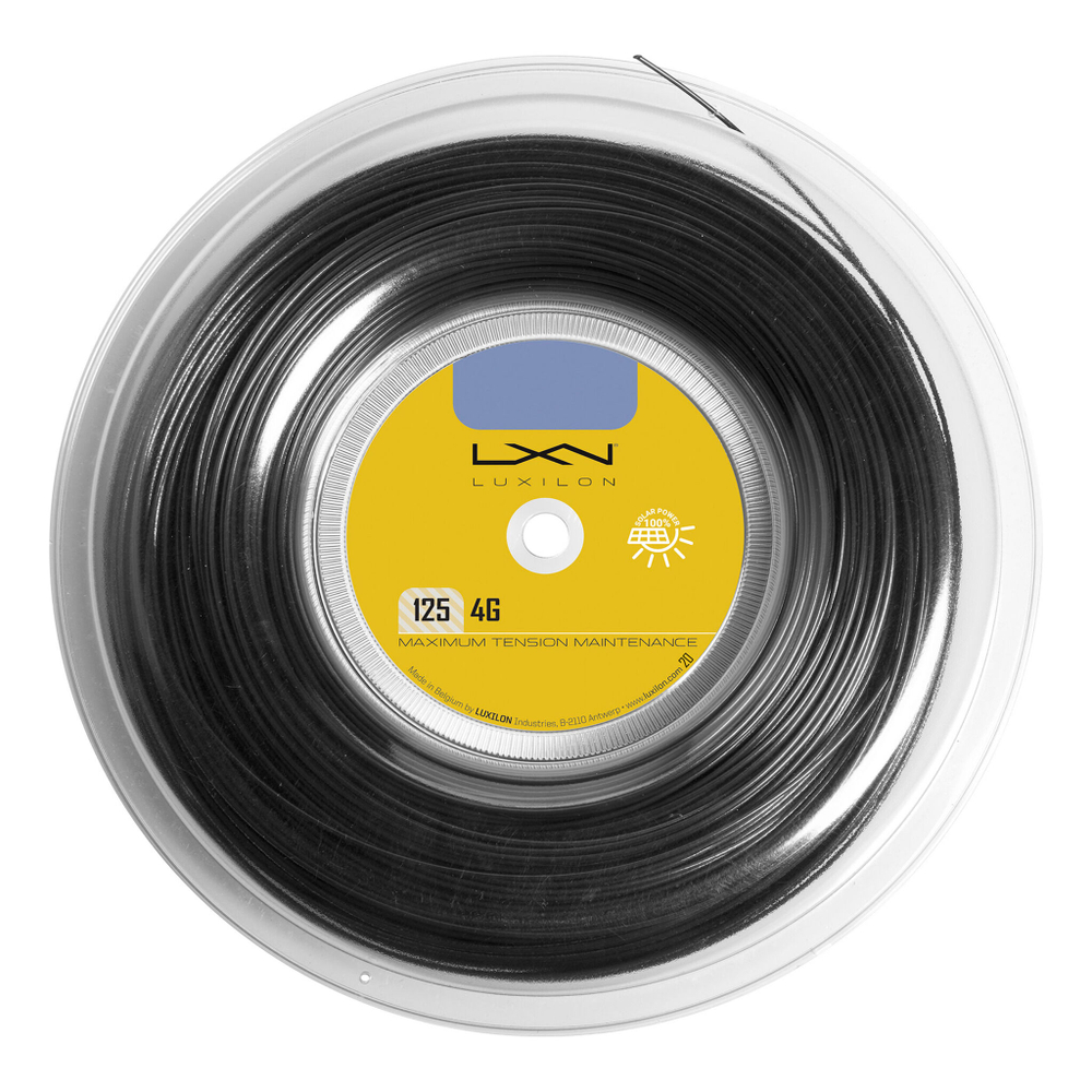 Струны теннисные Luxilon 4G String Reel 200m - Black