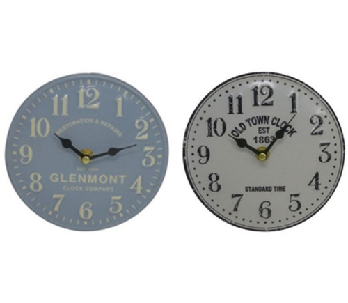 Часы "Старый город" в ассортименте 15см Металл