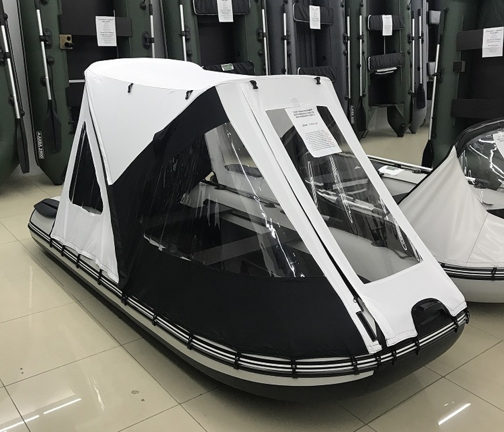 Тент трансформер Ривьера 3200 СК Компакт (графит/черный)