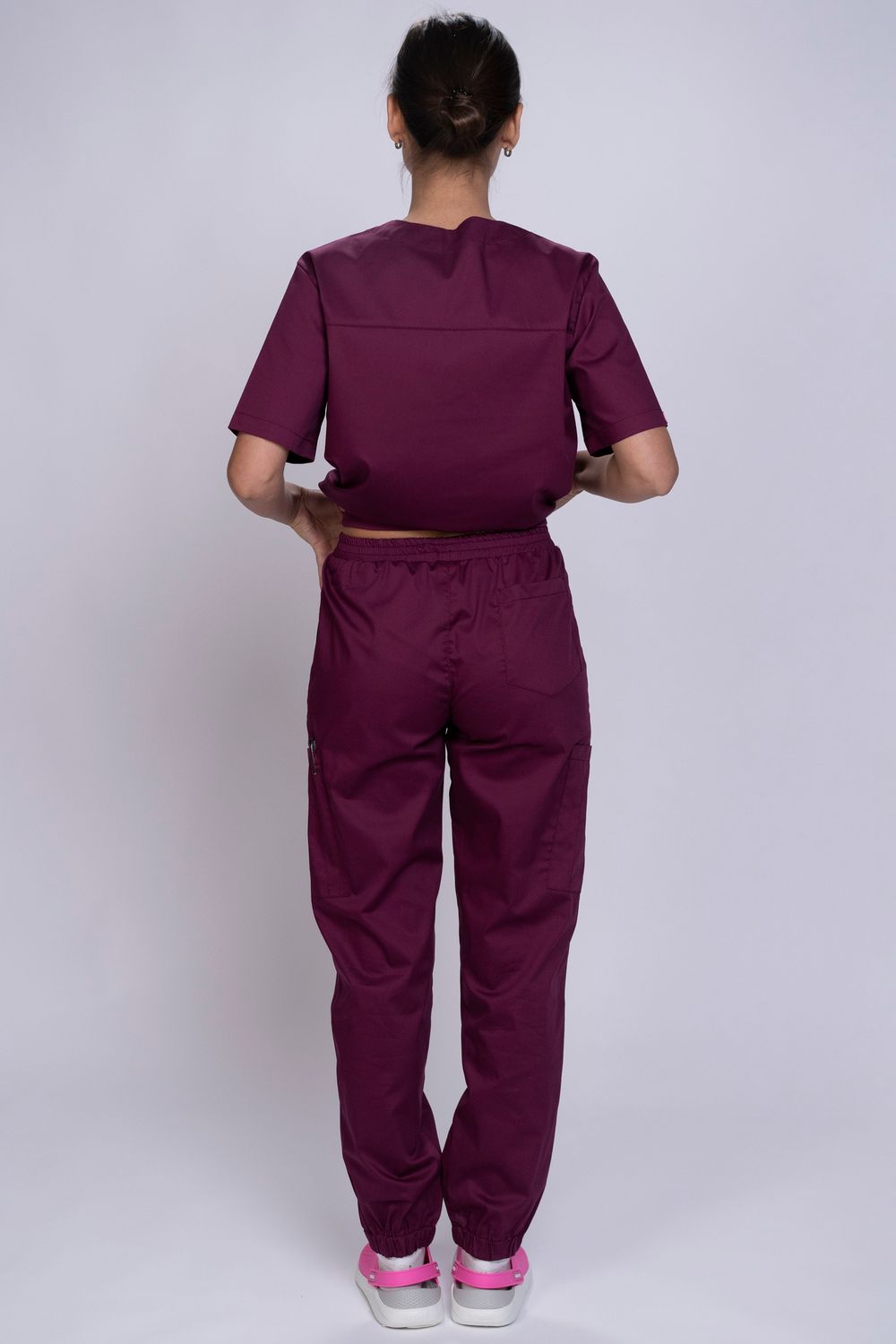 Брюки-джоггеры женские  MedicLine (Dark Magenta)