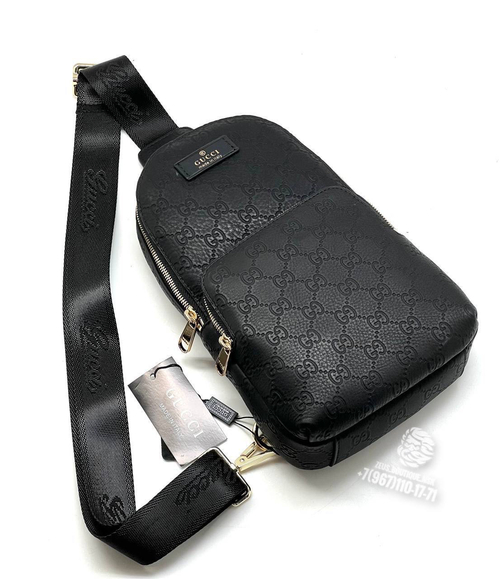 Нагрудная сумка-слинг Gucci