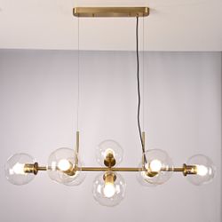 Подвесная Люстра Staggered Glass Chandelier 8 By Imperiumloft