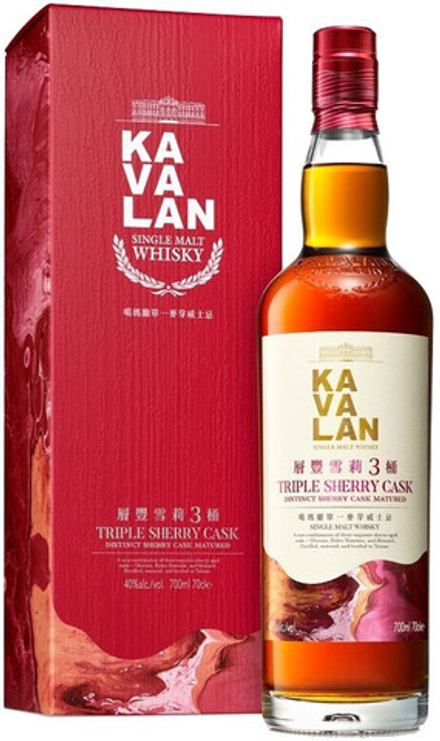 Виски Kavalan, Triple Sherry Cask, 0,7 л