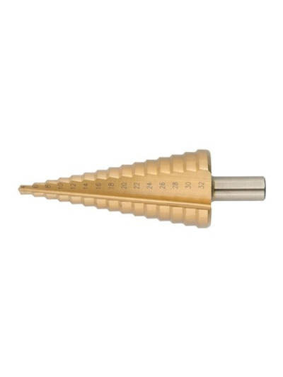 Сверло ступенчатое HSS по металлу 15 ступеней 4-32мм MOS 36384М