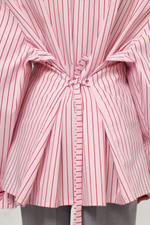 Рубашка в полоску с кантами