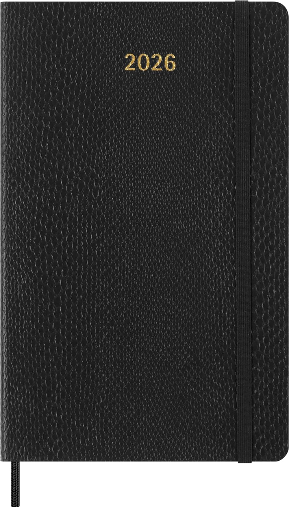 Еженедельник 2026 Moleskine Precious & Ethical MAMBA 13х21см обложка экокожа, черный в подарочной коробке