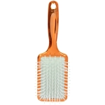 Расческа массажная зеркальная «Animals», принт девушки, микс 4 цвета, 7*23.5см, (блистер Ultramarine)