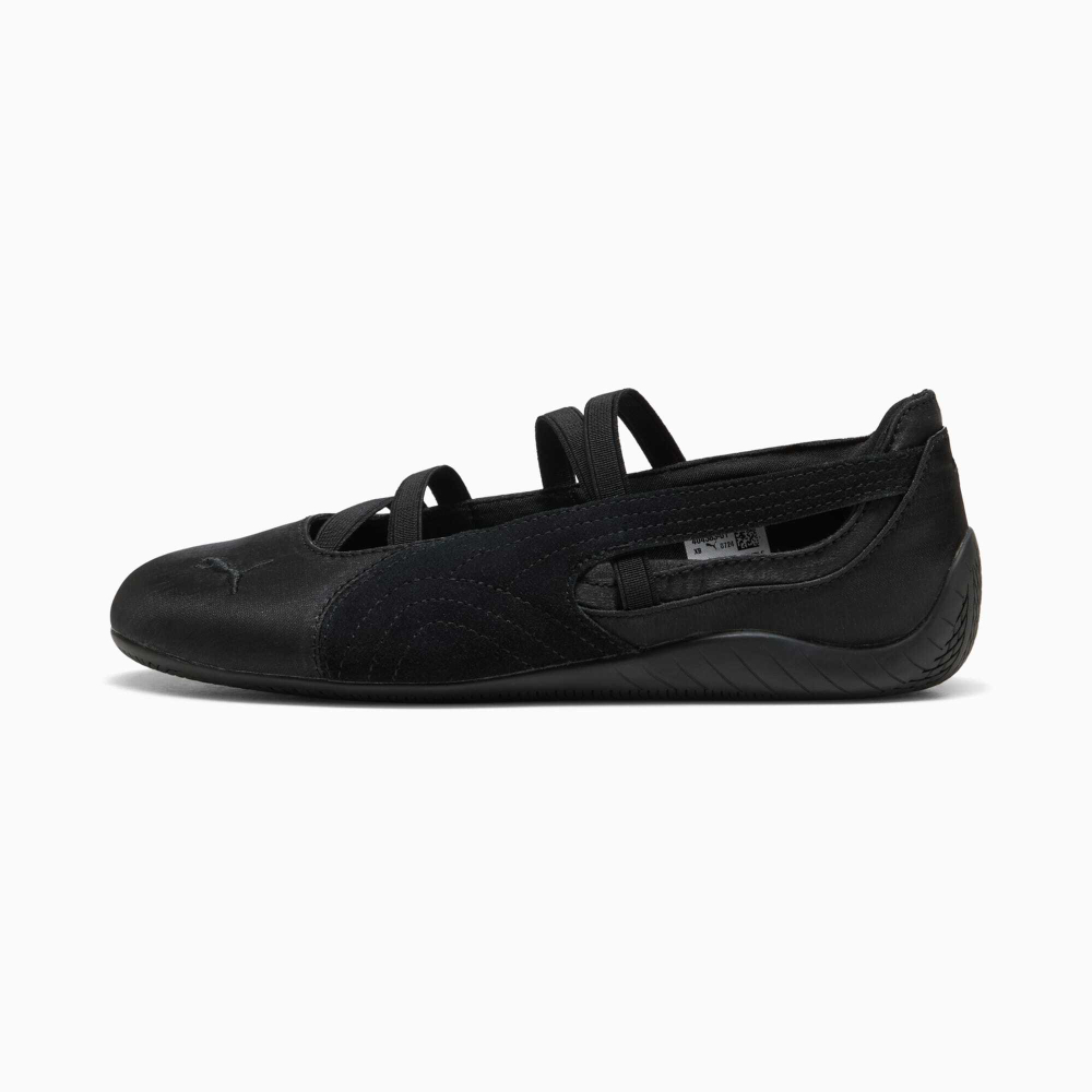 PUMA Женские кроссовки-балетки Speedcat Satin, черный