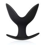 Анальный эспандер Medium силикон черный 11,5 см