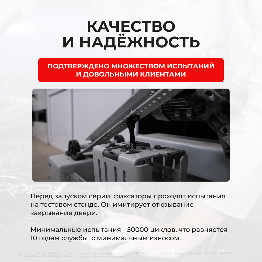 Ремкомплект ограничителей дверей Mazda ATENZA (I) GG; GY (4 двери, тип 3) 2002-2007