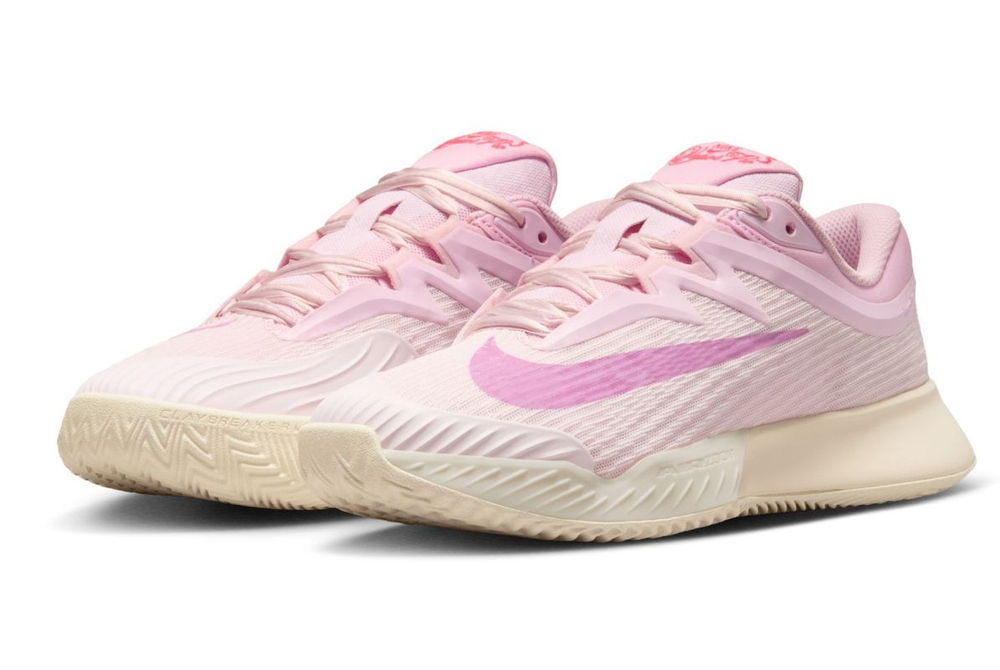 Женские Кроссовки теннисные Nike Zoom Vapor Pro 3 Clay Premium - pearl pink/light magenta/pink foam/chalk
