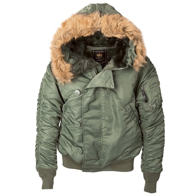 Куртка Мужская Alpha N-2B Flight Jacket (оливковая -S.green)