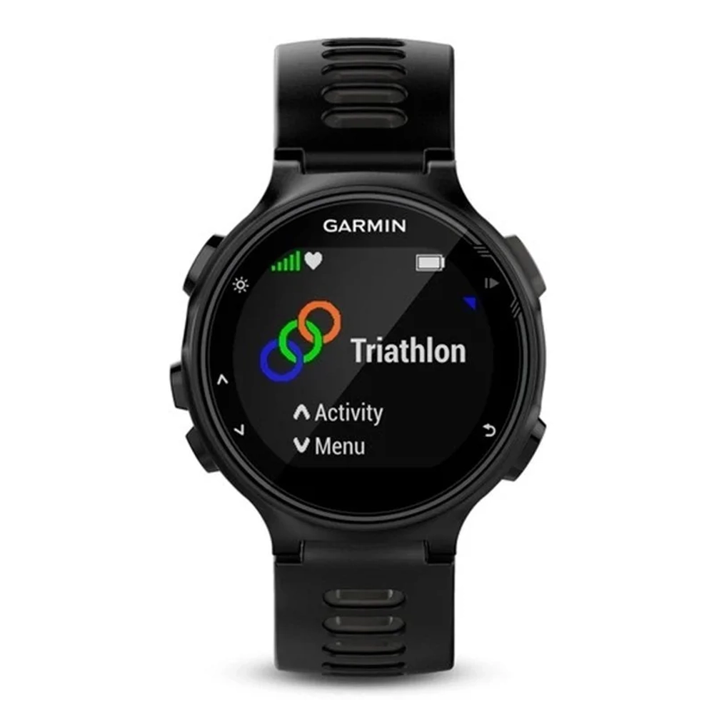Мультиспортивные часы Garmin Forerunner 735XT, черно-серые, 010-01614-06