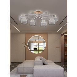 Люстра Rivoli Mona 9194-308 8хGX53 15 Вт модерн | Rivoli
