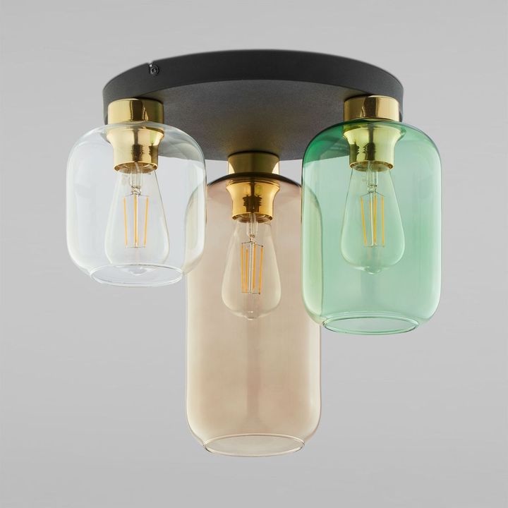 Потолочная люстра TK Lighting 3318 Marco Green