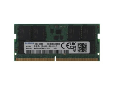 Оперативная память Samsung M425R4GA3BB0-CQK, DDR5 1х 32ГБ 4800 МГц, SODIMM, OEM