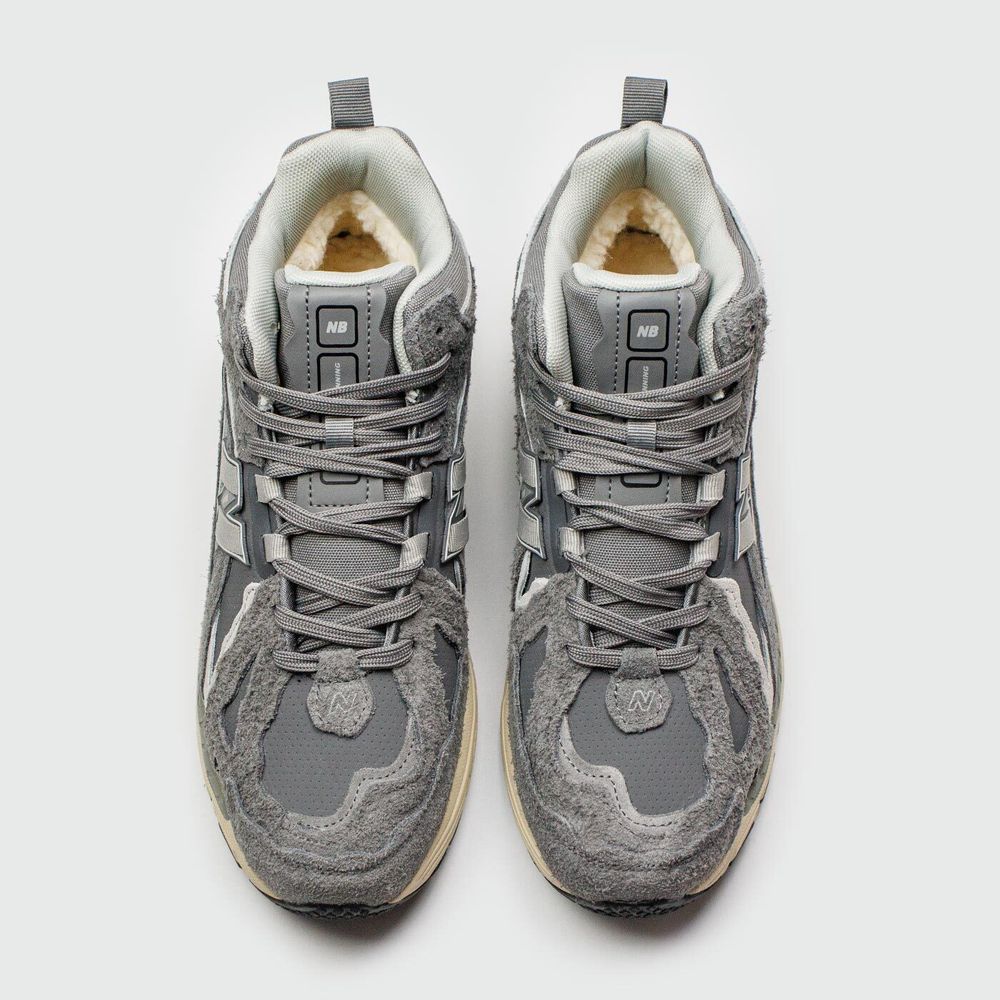 Кроссовки New Balance 1906D Mid Grey Suede Wmns with Fur