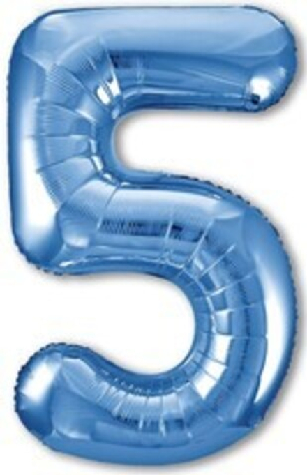 Р Цифра 5 Slim Синий (40''/102 см)