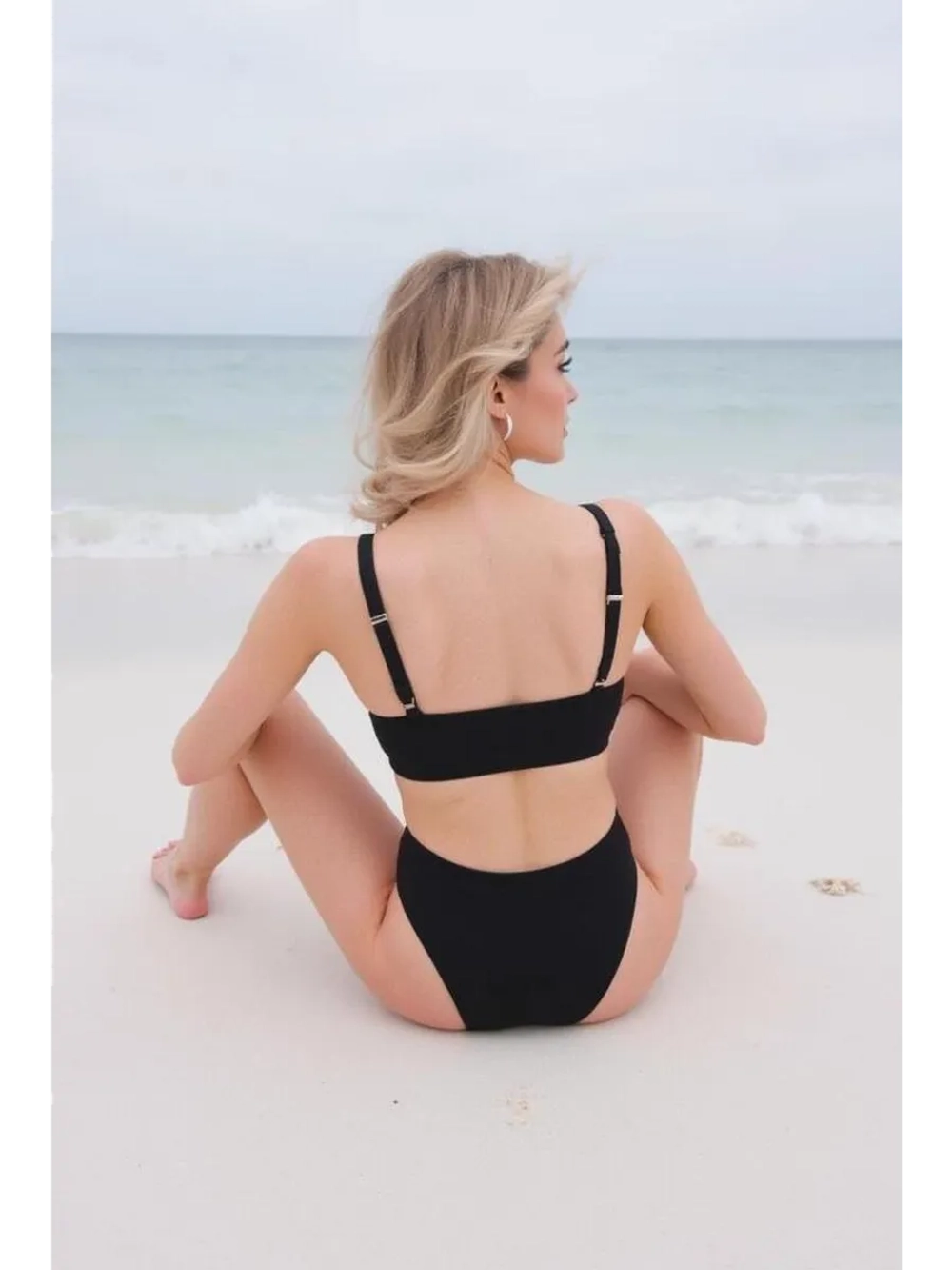 купальник раздельный с высокой посадкой и с топом