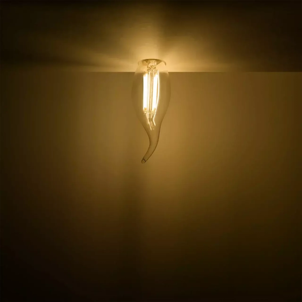 Лампа Gauss LED Filament Свеча на ветру 11W E14 810lm 2700K  104801111