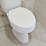 Сиденье для унитаза "Комфорт Люкс" белый/белый