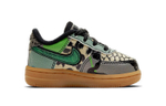 Baby Nike Air Force 1 QS City of Dreams low-top sneakers green