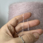 QUEBEC - LANIFICIO dell' OLIVO; 35% кидмохер, 35% альпака superfine, 30% п/а; 1000м/100гр; col. K43426, цвет: пыльная роза