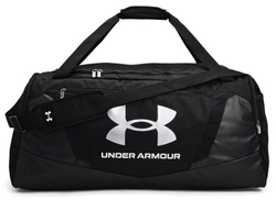 Спортивная сумка Under Armour Undeniable 5.0 Duffle Bag LG - черный/серебристый металлик