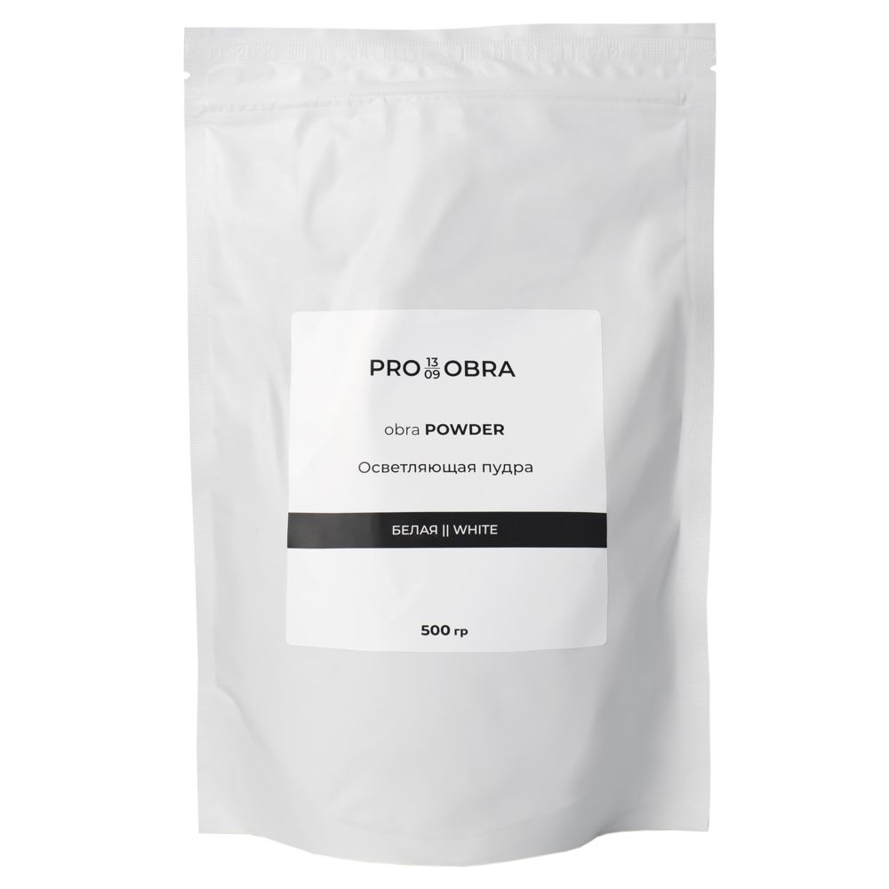 Пудра осветляющая белая OBRA Powder White - 500 г.